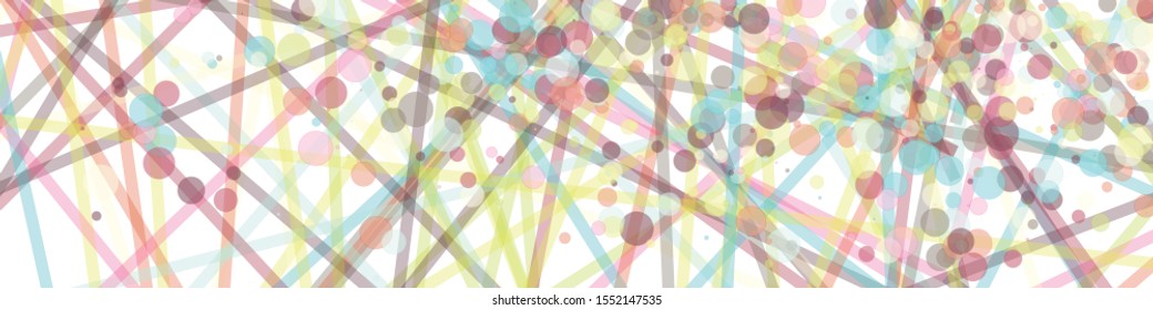 Colorful Lines Random Distribution Computational Generative Art background illustration