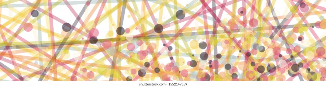 Colorful Lines Random Distribution Computational Generative Art background illustration