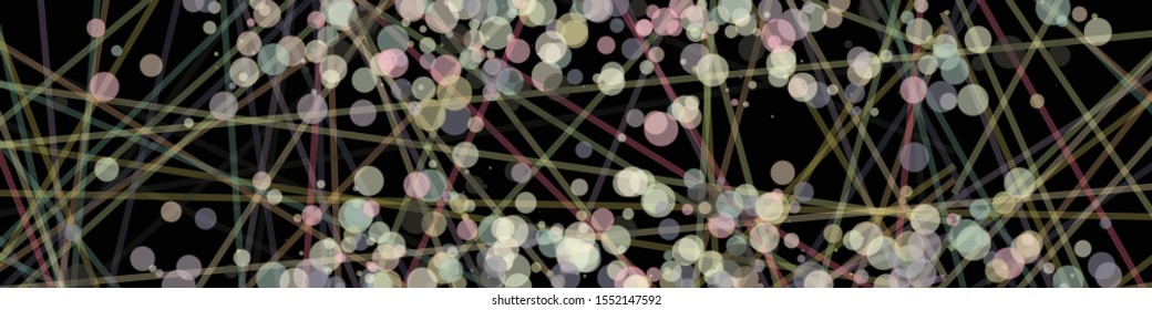 Colorful Lines Random Distribution Computational Generative Art background illustration