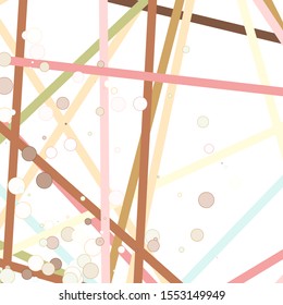 Colorful Lines Random Distribution Computational Generative Art background illustration
