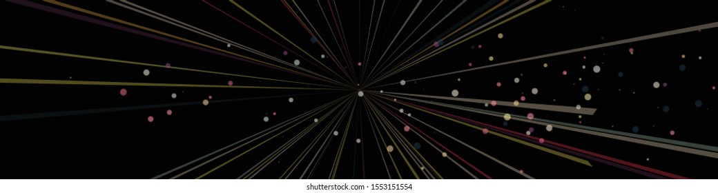 Colorful Lines Random Distribution Computational Generative Art background illustration