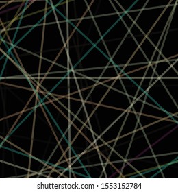 Colorful Lines Random Distribution Computational Generative Art background illustration