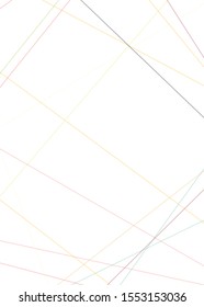 Colorful Lines Random Distribution Computational Generative Art background illustration