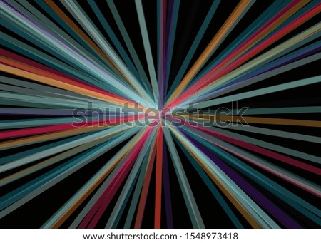 Colorful Lines Random Distribution Computational Generative Art background illustration