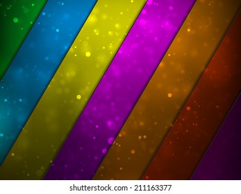 Colorful lines with sparks vector background (EPS10 Vector)