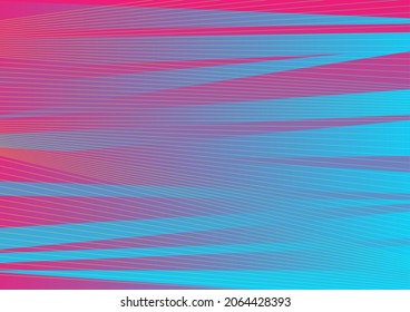 Farbige Linien und Streifen abstrakter technischer geometrischer Hintergrund. Vektordesign