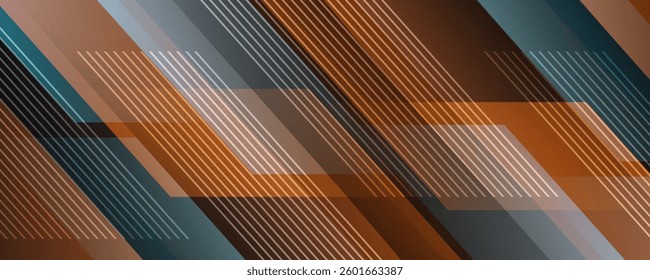 Colorful lines techno abstract background overlap layer on bright space with diagonal effect decoration. Modern graphic design element stripes style concept for web banner, card, or brochure cover