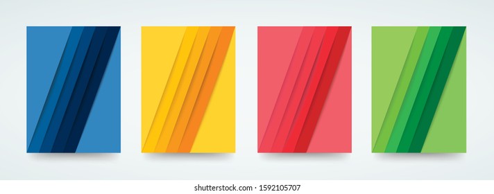 colorful lines template background vector illustration EPS10