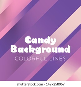 Colorful Lines Version of Candy Backgrounds