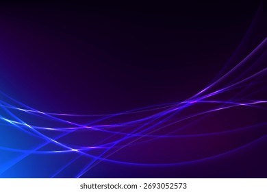 Onda de líneas coloridas, fondo abstracto.