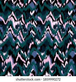 Colorful lines, zigzag pattern with stylish color tones.Ikat Pattern. Abstract background for textile design, wallpaper, surface textures, wrapping paper.