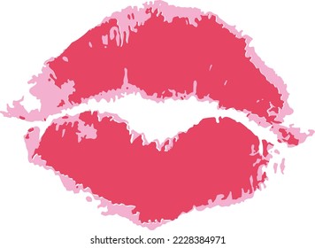 colorful lips illustration vector design