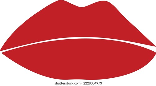 colorful lips illustration vector design