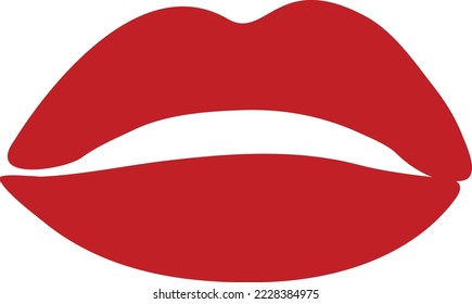 colorful lips illustration vector design