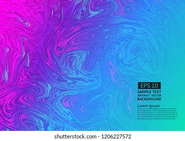 Colorful liquid abstract background. Fluid gradient shapes composition futuristic design