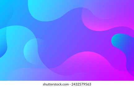 Fondo abstracto líquido colorido. Composición de formas fluidas. Ilustración de vector