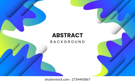 Fondo abstracto líquido colorido. Elementos de Vector fluido con Gradientes de colores vibrantes. Composición de forma dinámica. Modelo dinámico gráfico moderno del Anuncio de la composición de la forma para los medios de comunicación sociales y los Sitios web.