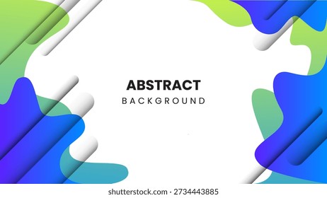Fondo abstracto líquido colorido. Elementos de Vector fluido con Gradientes de colores vibrantes. Composición de forma dinámica. Modelo dinámico gráfico moderno del Anuncio de la composición de la forma para los medios de comunicación sociales y los Sitios web.