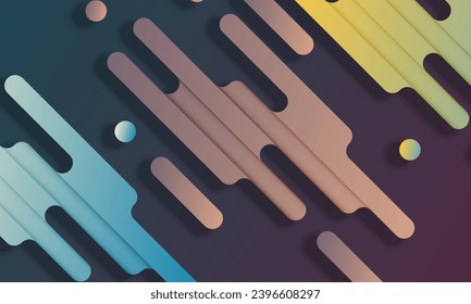 Colorful liquid abstract form background. New way of your design.