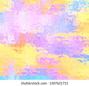 Colorful liquid abstract hand drawn paper texture effect mosaic vector wallpaper, background. Kids card, graphic design, bright color frame, border, print