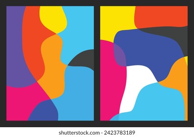 Fondo colorido del vector abstracto líquido