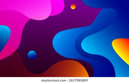 Fondo abstracto líquido colorido de la onda. Vector Eps10