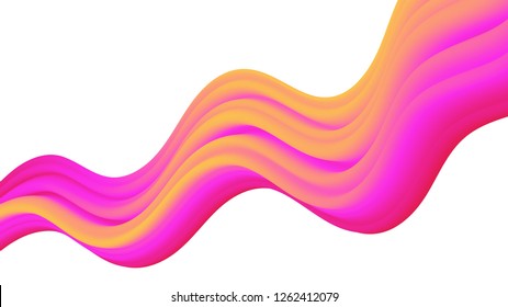 Colorful liquid. Abstract wave. Vector Illustration eps10.