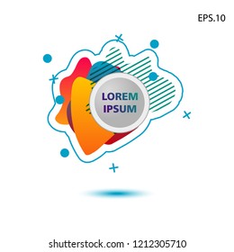 colorful liquid background, with a circle in the middle for text . isolated white. vector. design background colorful liquid background, with a circle in the middle for text . isolated white. vector. design background