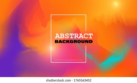 Colorful Liquid Background. Creative Fluid Colors. Fluid Shapes Composition Style Incorporates the Swirls. Art
