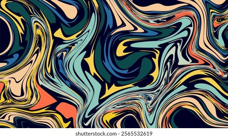 colorful liquid background. Vector abstract background design for presentation, banner, web, wallpaper