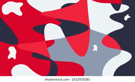 Farbiger, flüssiger Hintergrund, Vektor. Minimalistisches Pastellfarbendesign.
