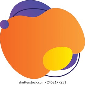 Colorful Liquid Bubble Chat Icon