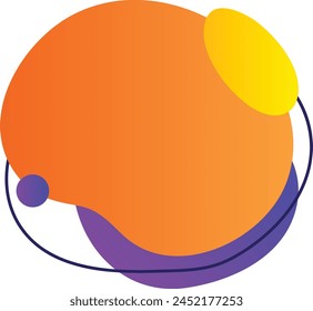 Colorful Liquid Bubble Chat Icon