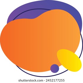 Colorful Liquid Bubble Chat Icon