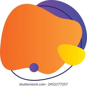 Colorful Liquid Bubble Chat Icon