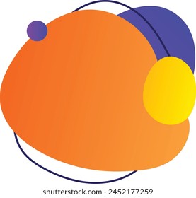 Colorful Liquid Bubble Chat Icon