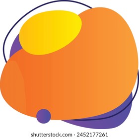 Colorful Liquid Bubble Chat Icon