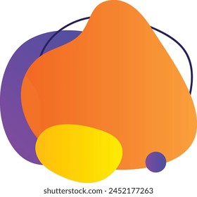 Colorful Liquid Bubble Chat Icon