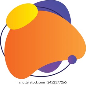 Colorful Liquid Bubble Chat Icon