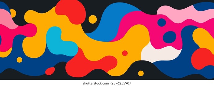 Colorful Liquid design with abstract elements. Applicable for cover design, presentation, invitation, flyer, annual report, poster and business card. EPS 10 vector