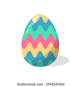 Diseño colorido de óvulos líquidos de Pascua