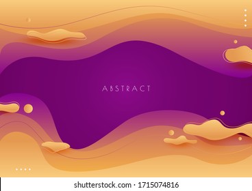 Fondo geométrico y líquido colorido con formas de gradiente fluido