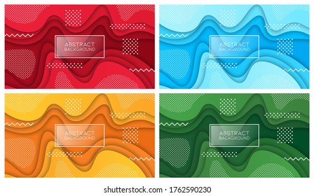 Fondo líquido y geométrico colorido con formas de gradiente fluido