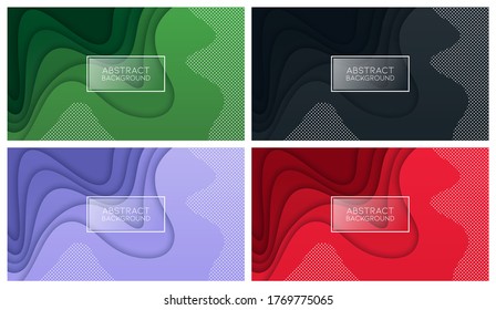 Fondo líquido y geométrico colorido con formas de gradiente fluido