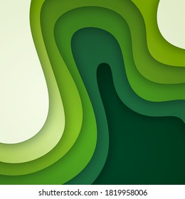 Farbige Flüssigkeit und geometrischer Hintergrund mit fließenden Farbverlauf-Formen