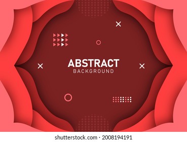 Colorful liquid and geometric background with fluid gradient shapes
