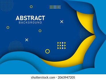Colorful liquid and geometric background with fluid gradient shapes