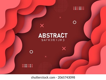 Colorful liquid and geometric background with fluid gradient shapes