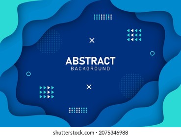 Colorful liquid and geometric background with fluid gradient shapes