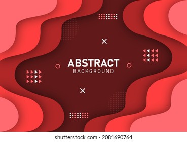 Colorful liquid and geometric background with fluid gradient shapes
